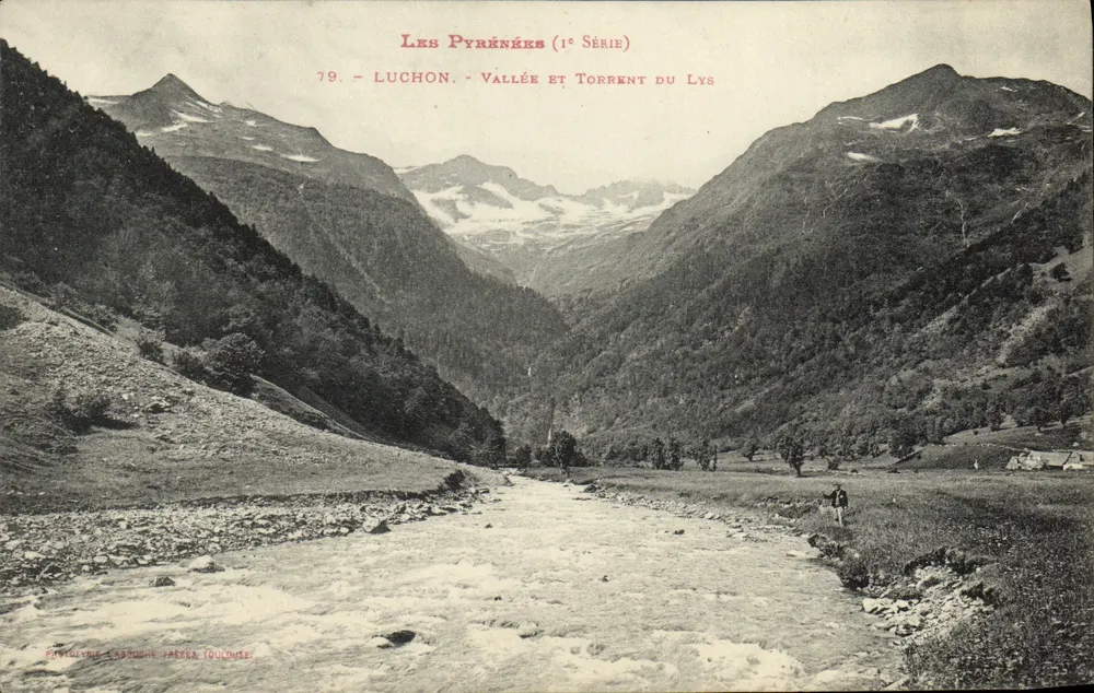 Les Pyrénées (1ère Série) — Vale e Torrente do Lys — Photolyre Labruche Toulouse - Frente