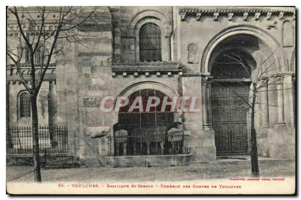 Toulouse - Basilique Saint-Sernin - Grab der Grafen von Toulouse - Vorderseite