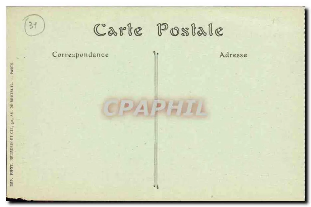 Toulouse — La Cour Henri IV au Capitole — ND Phot. - Verso