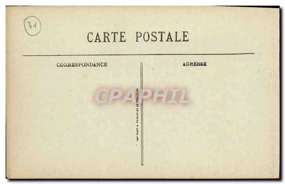 Toulouse — Garten des Museums und Turm des Cloisters der Augustiner — BR-4311 - Rückseite