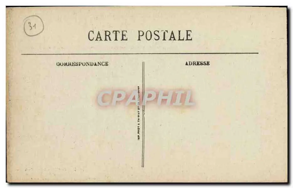 Toulouse - Place Lafayette - Denkmal des Dichters (von Falguière) - Rückseite