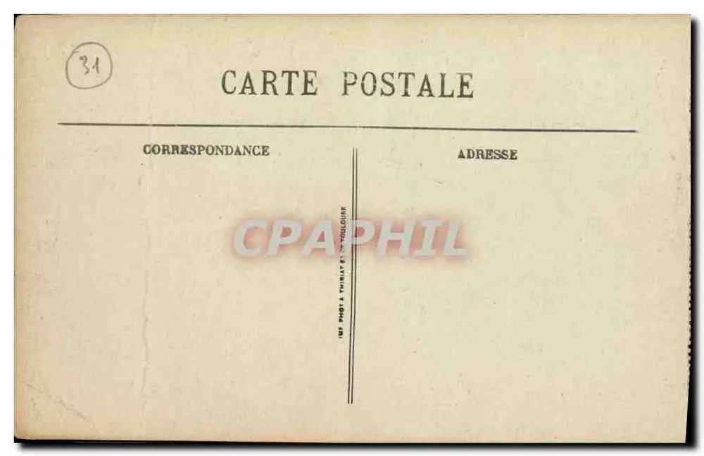 Toulouse — Le Capitole et les Jardins — BR - 4302 - Rückseite