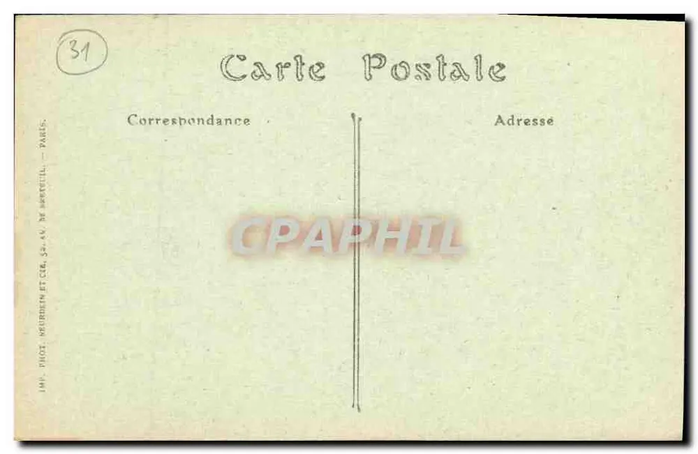 Toulouse — Rue Alsace-Lorraine, o Museu — Jhot. - Verso
