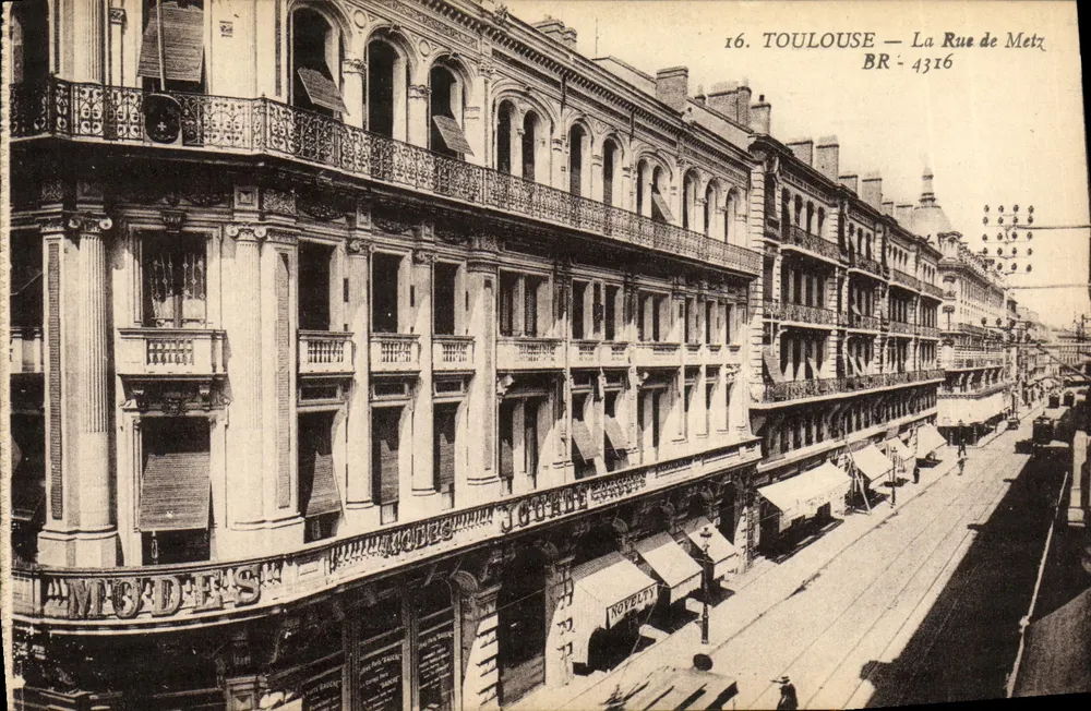 Toulouse — La Rue de Metz — BR-4316 - Frente