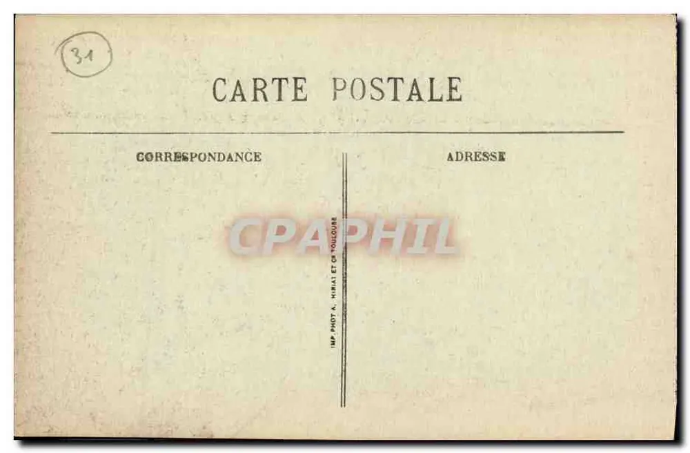 Toulouse — La Rue de Metz — BR-4316 - Verso