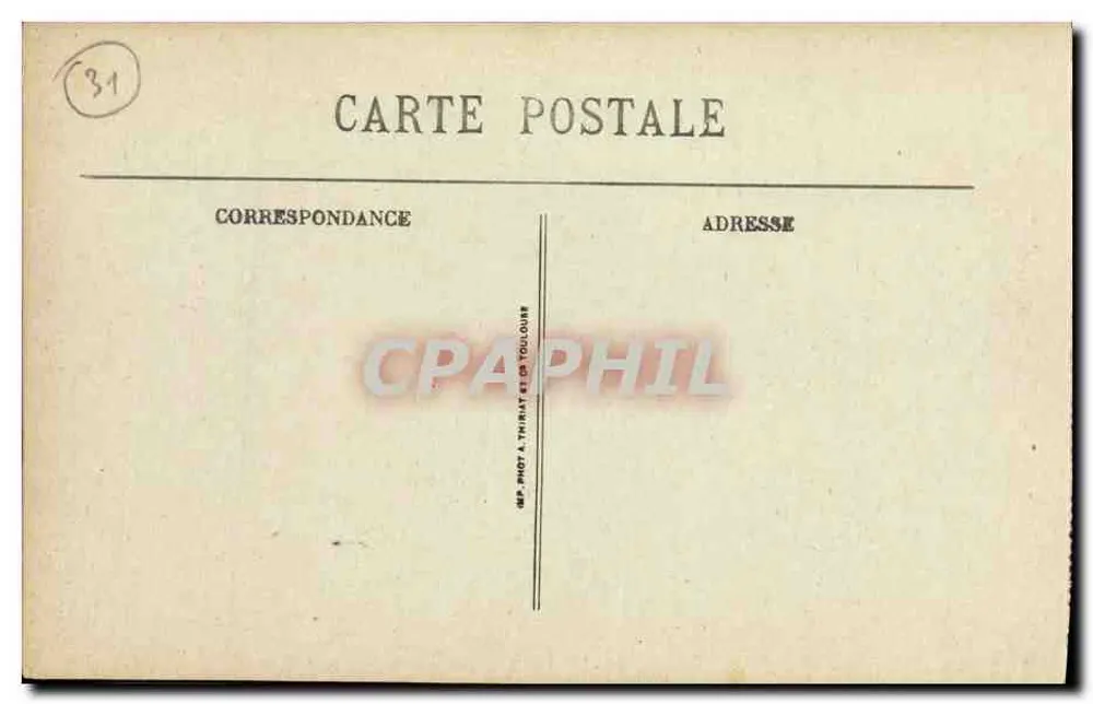 Toulouse — Rue de Metz — BR - 4307 - Verso