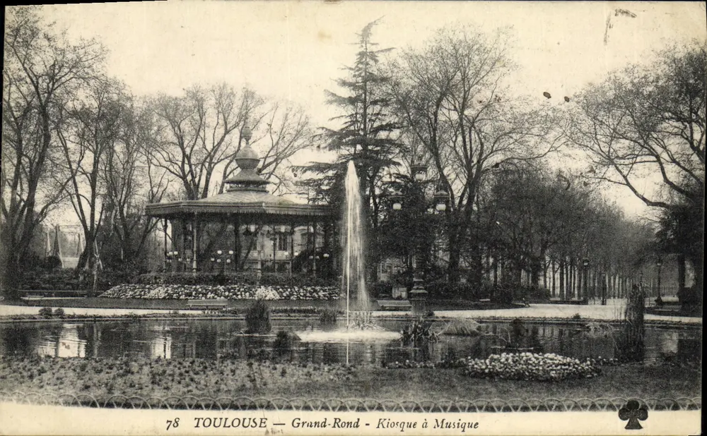 Toulouse — Grand-Rond — Musikkiosk - Vorderseite