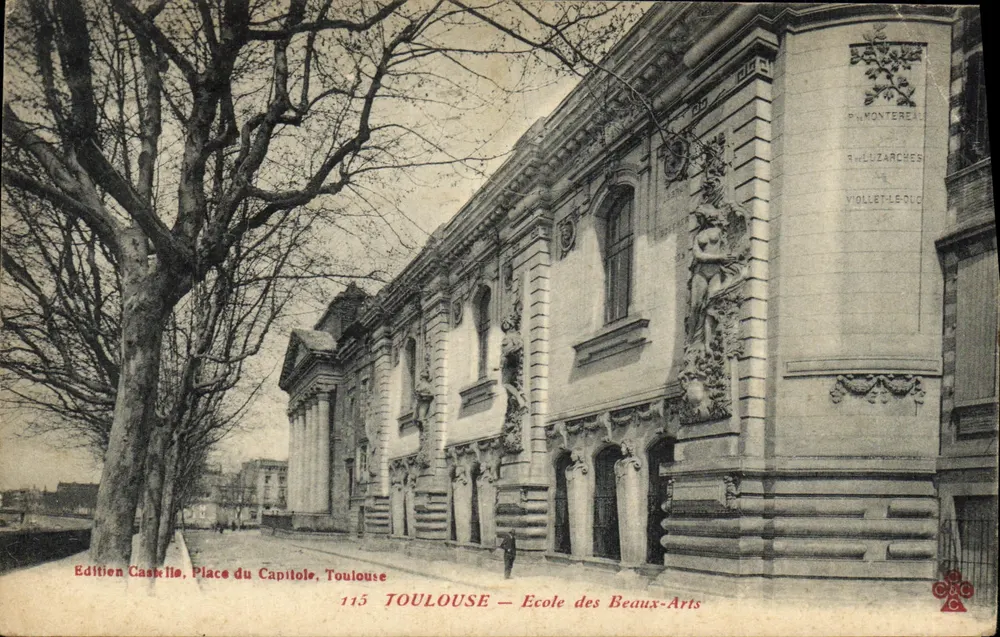 Toulouse — Escola dos Belos-Artes — Edição Castellé, n°115 - Frente