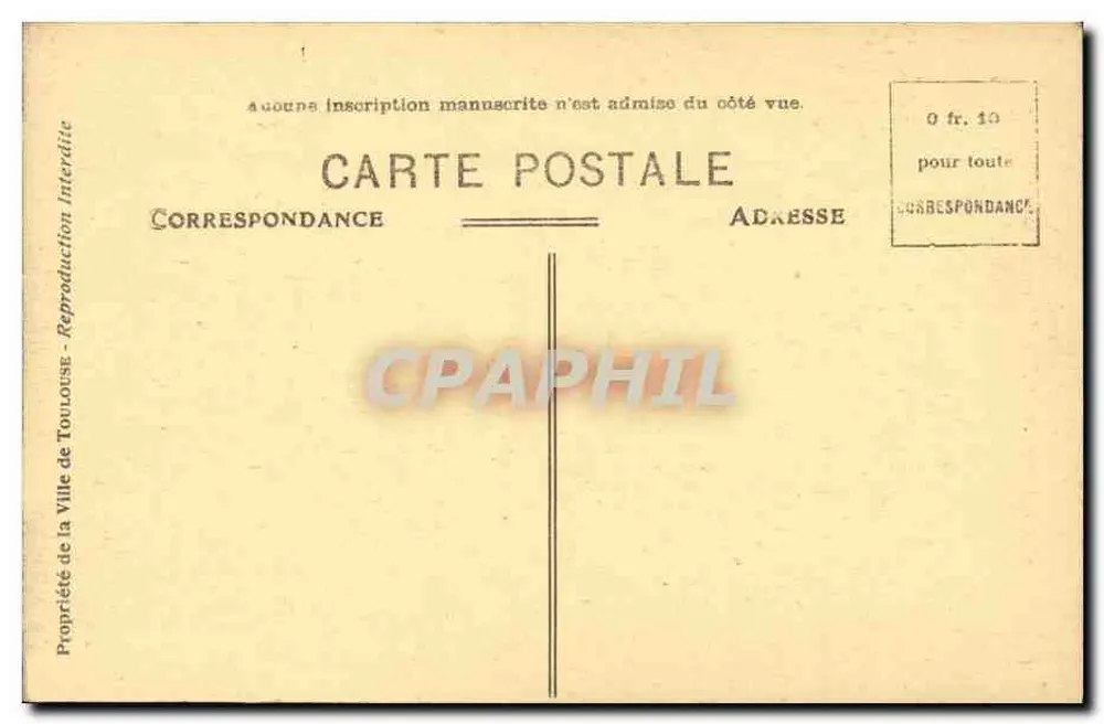 Büste von Émile Cartulaire - Museum für Naturgeschichte - Toulouse - Rückseite