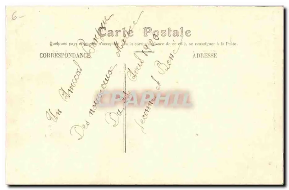 Toulouse — Vista fiorita — Edizione « Au Capitole », Toulouse - Verso