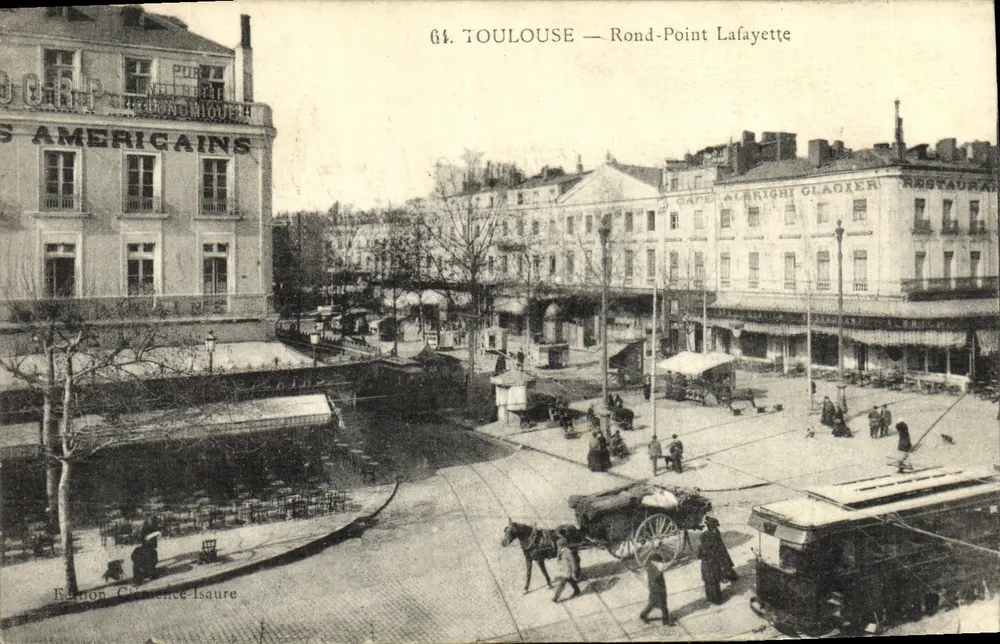 Toulouse — Rond-Point Lafayette — Edição Clarence-Isaure - Frente