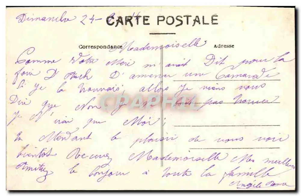 Toulouse — Rond-Point Lafayette — Edição Clarence-Isaure - Verso