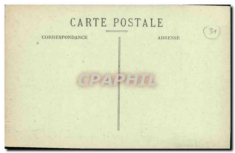 Toulouse - Ansicht des Jardin des Plantes — Edition Bayard, n°43 - Rückseite