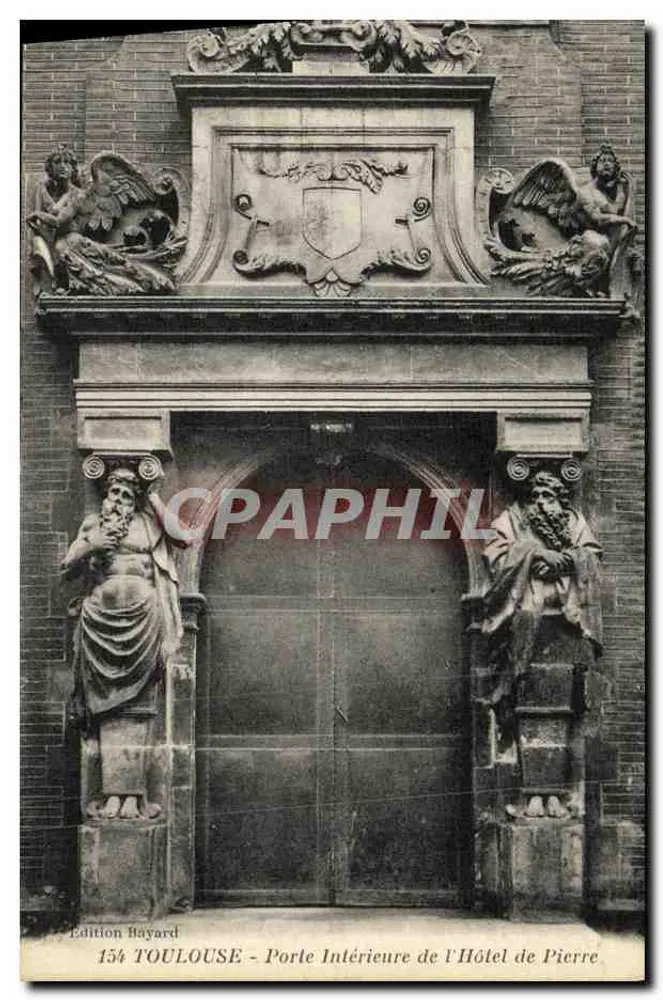 Toulouse - Innere Tür des Hôtel de Pierre — Ausgabe Bayard, Nr. 154 - Vorderseite