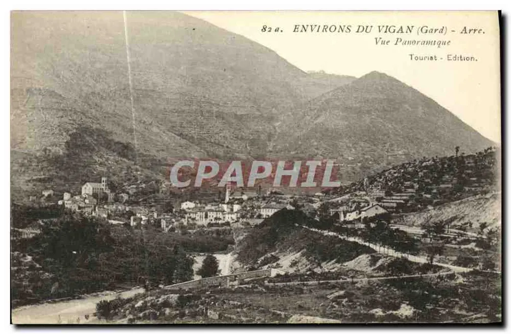 Umgebung von Vigan (Gard) — Panoramablick — Tourist-Edition - Vorderseite