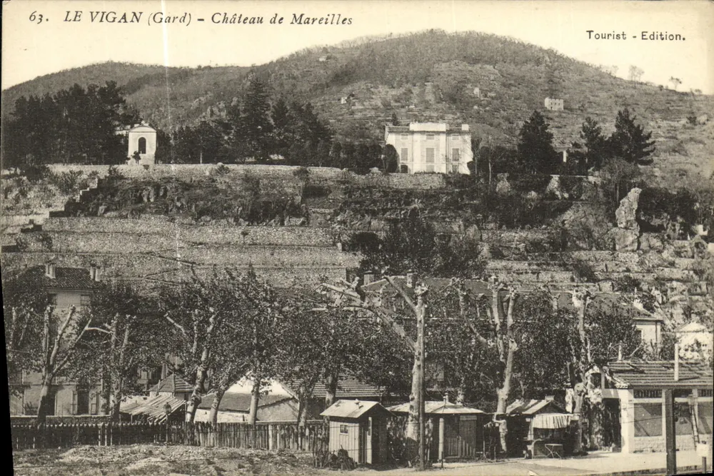 Le Vigan (Gard) — Kasteel van Mareilles — Toeristische uitgave. - Voorkant