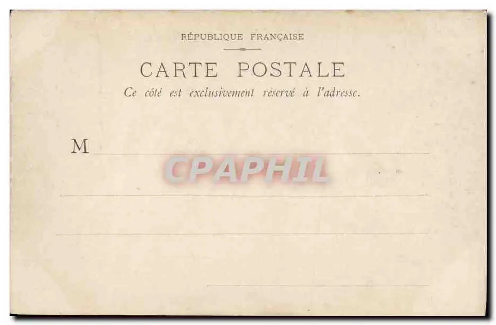 Nîmes, o — A Casa Quadrada — Carta postal francesa - Verso