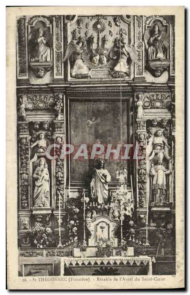 St-Thégonnec (Finistère) — Altarretabel des Sacré-Cœur — n°26 - Vorderseite