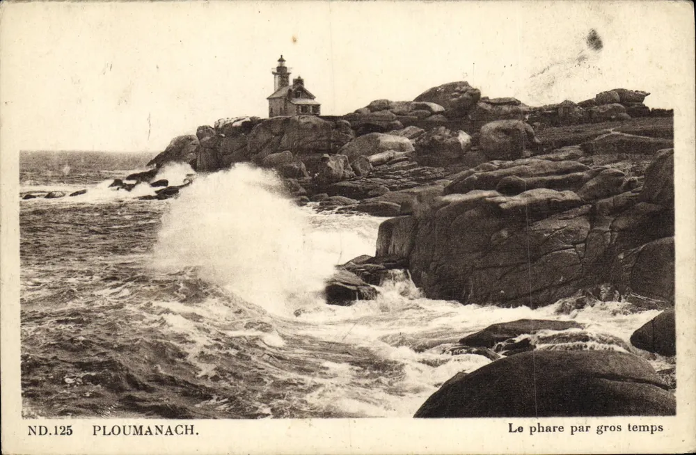PLOUMANACH — O farol em tempestade — ND.125 - Frente