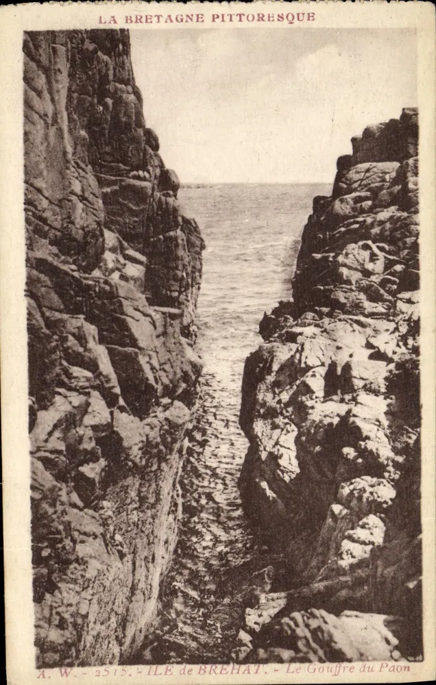 Ilha de Bréhat - O Abismo do Pavão — A.W. 2515 - Frente