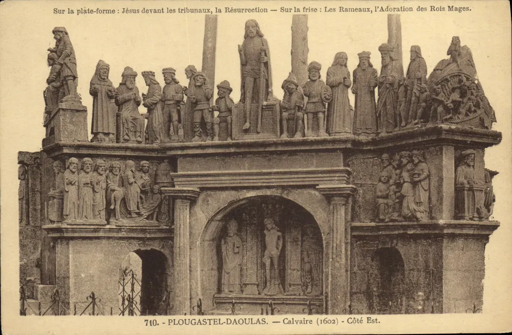 Calvário de Plougastral-Daoulas — 710 — Lado Leste — 1602 - Frente