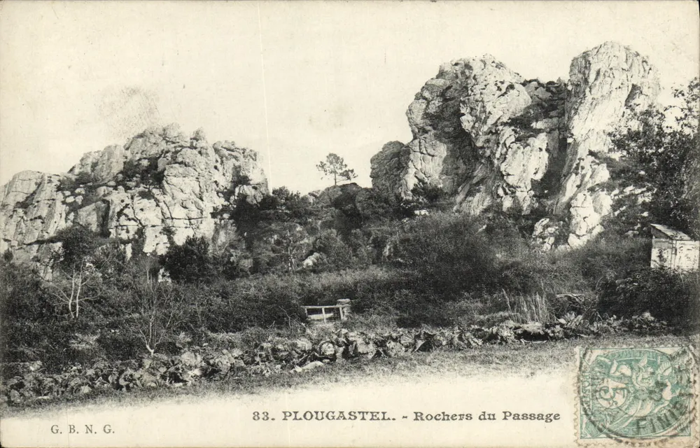 Plougaestel - Rochers du Passage — G.B.N.G. n°33 - Frente