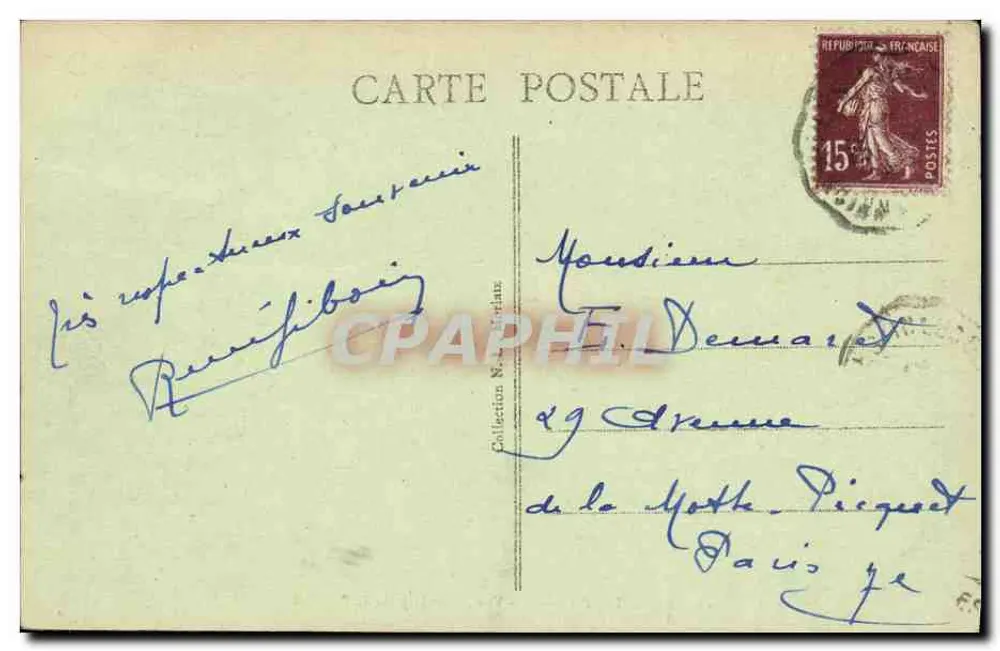 Roscoff (Finistère) — Vista geral tirada de Perharidy — editor não identificado, n° 49 - Verso