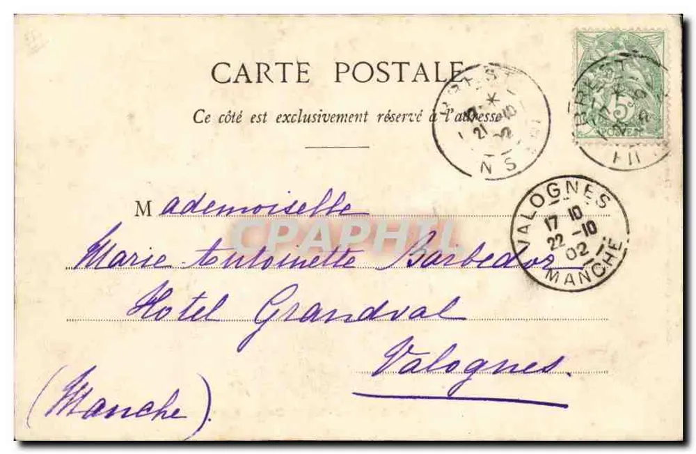 Kerhuon - L'Anse — Arredores de Brest — G. Farrow, St-Brieuc, n° 561 - Verso