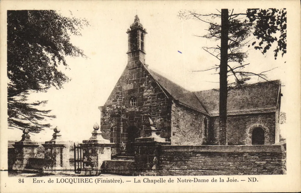 Umgebung von LOCQUIREC (Finistère) — Die Kapelle Notre-Dame de la Joie — ND. — Nr. 84 - Vorderseite