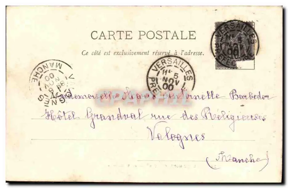 Le Huelgoat - Cachoeira de Saint-Herbot — A. Wirths, editor, n°341 - Verso