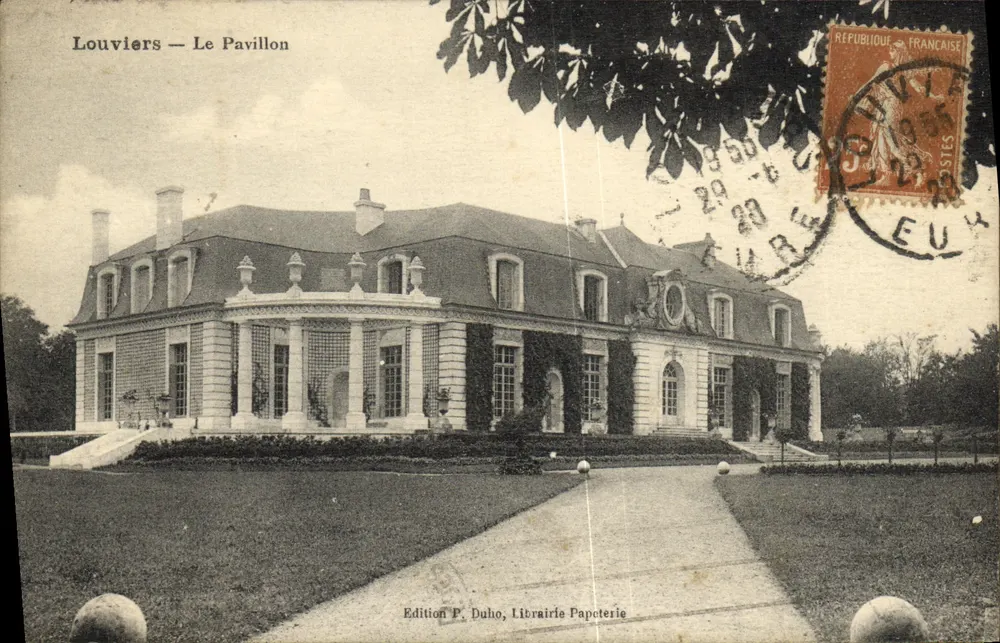 Louvières — O Pavilhão — Edição P. Duho, Livraria Papelaria - Frente