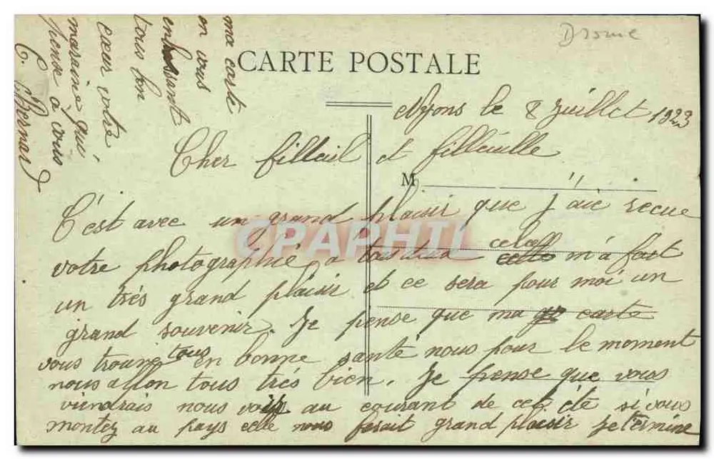 Nyo - Place des Arcades (oder Place Carnot) 2. Ansicht — Edition Vse-P. Monnart - Rückseite