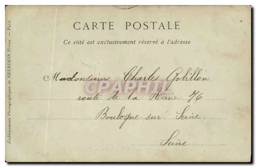 Kathedrale von Chartres — Fragment des Chorumschritts, 16. Jahrhundert — Collections ND Phot - Rückseite