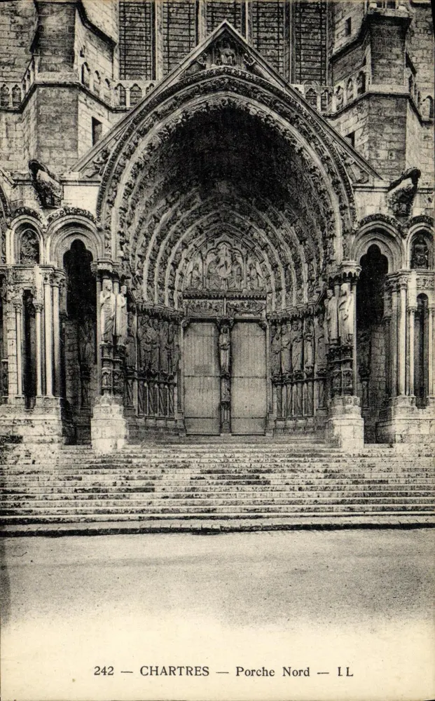 Chartres — Portal Norte — editor IL - Frente