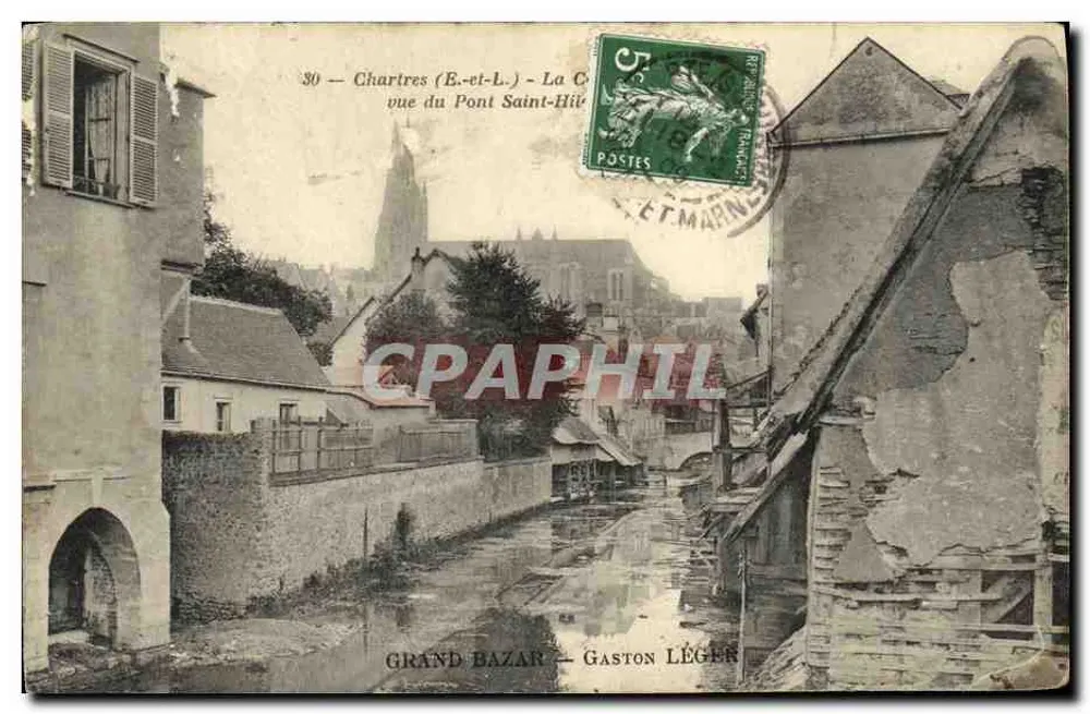 Chartres (E.-et-L.) — Ansicht des Pont Saint-Hil — Gaston Léger - Vorderseite