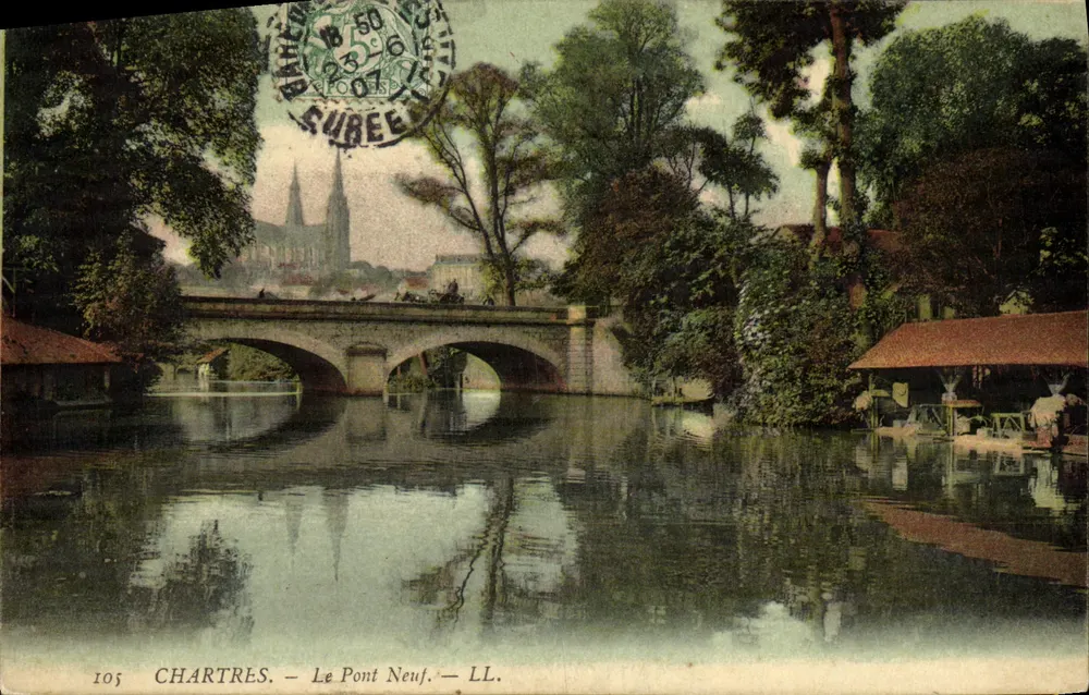 Chartres — O Ponte Nova — LL. — Editor LL. n° 105 - Frente