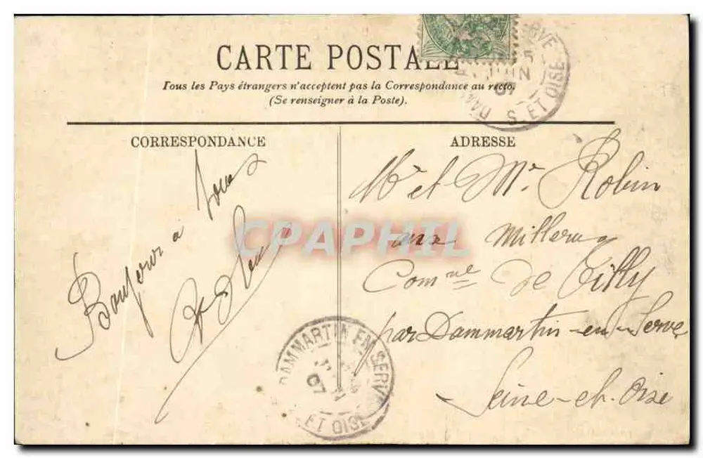 Chartres — O Ponte Nova — LL. — Editor LL. n° 105 - Verso