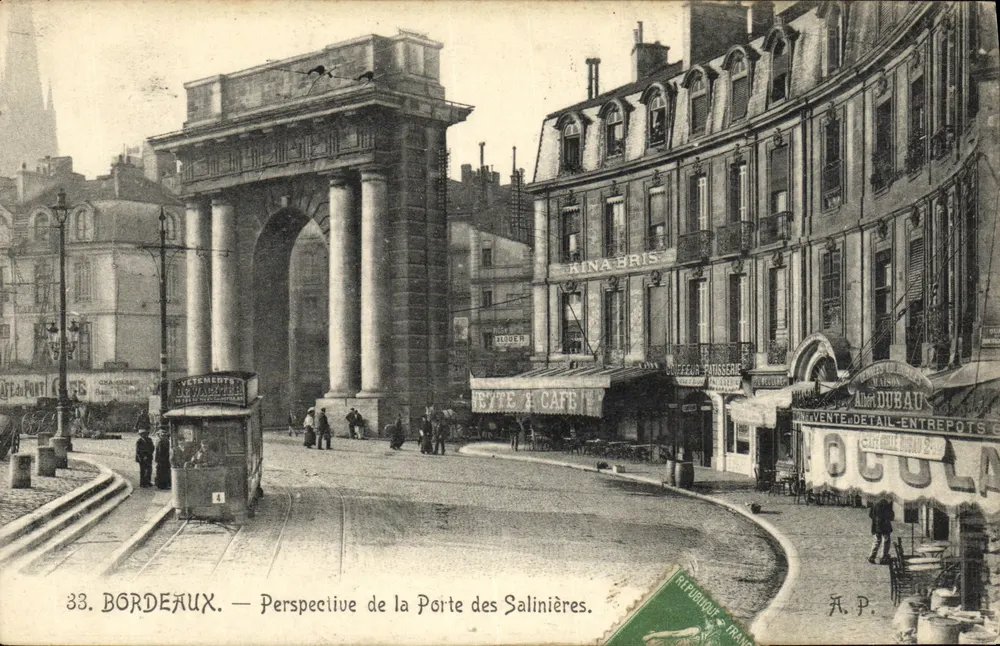 Bordeaux — Ansicht der Porte des Salinières — A.P. - Vorderseite