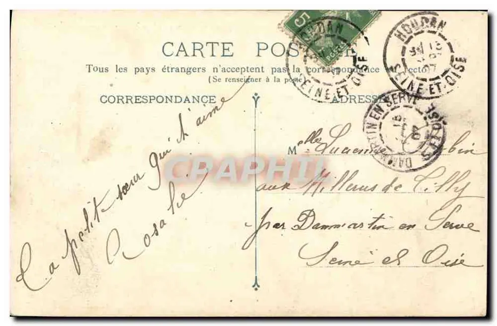 Bordeaux — Ansicht der Porte des Salinières — A.P. - Rückseite