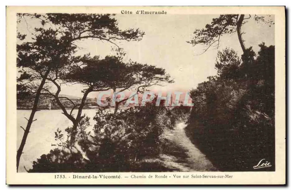 Côte d'Emeraude — Ansicht von Saint-Servan-sur-Mer — Loïc, n°1753 - Vorderseite