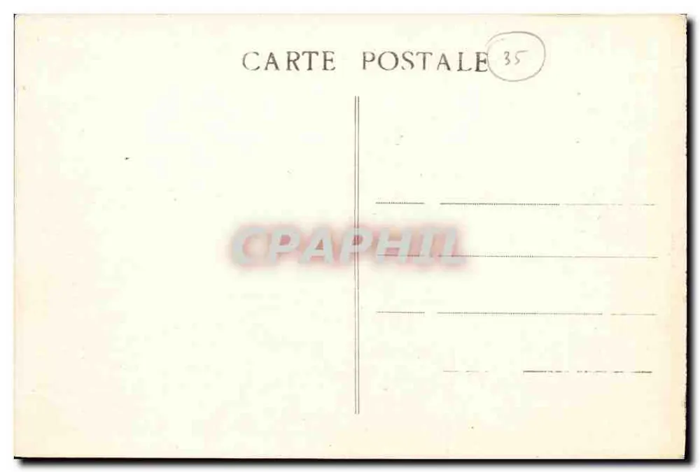 Dinard-St-Enogat — Côte d'Emeraude — Ein Stück der Strandpromenade bei Flut — G. M. - Rückseite