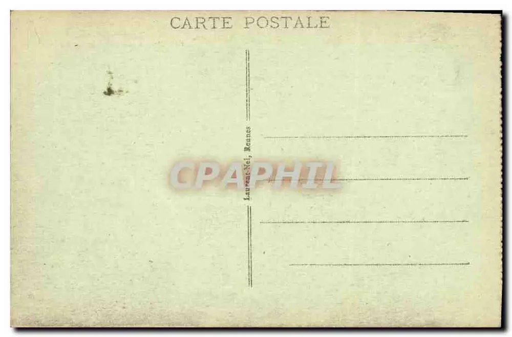 Côte d'Emeraude — Rade von Cancale, Fort des Rimains und Rocher de Cancale — Laurents-Nei, Rennes - Rückseite