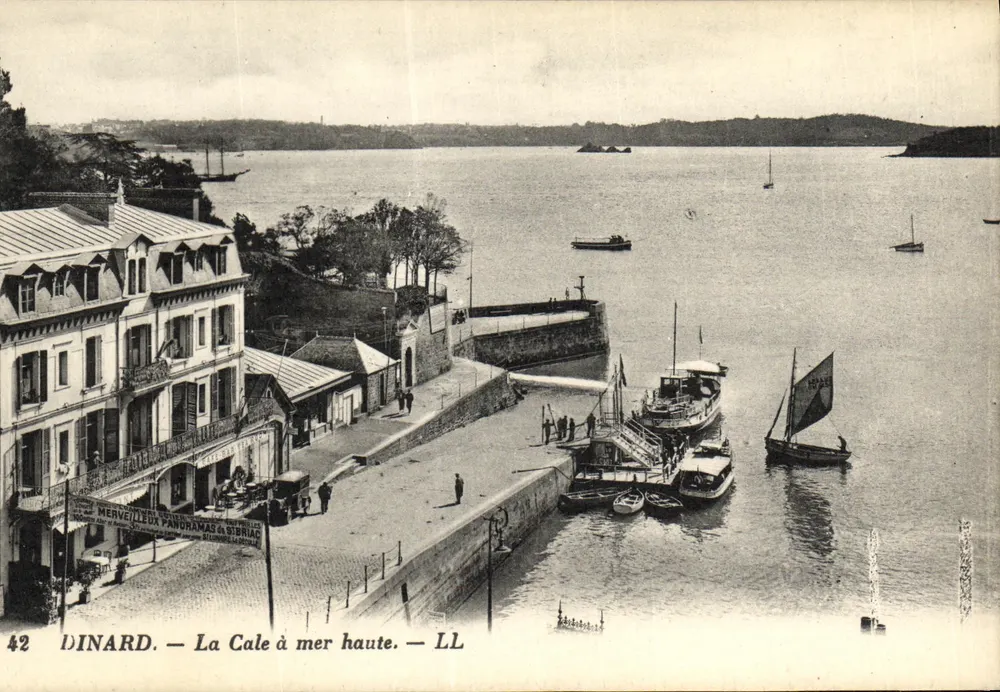 Dinard — A Cale à maré alta — LL - Frente