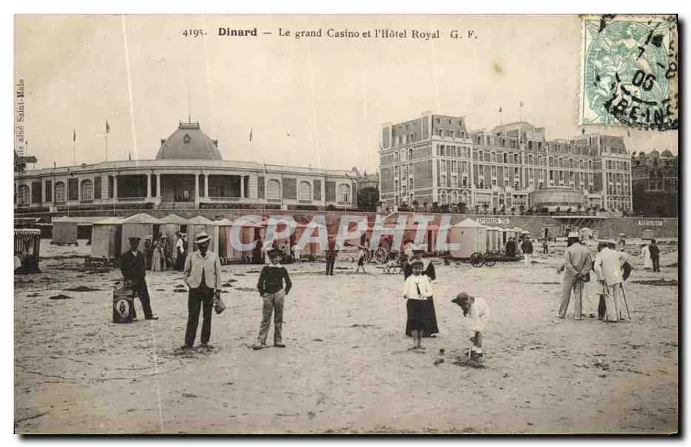 Dinard — Das Große Casino und das Hotel Royal — G. F. - Vorderseite