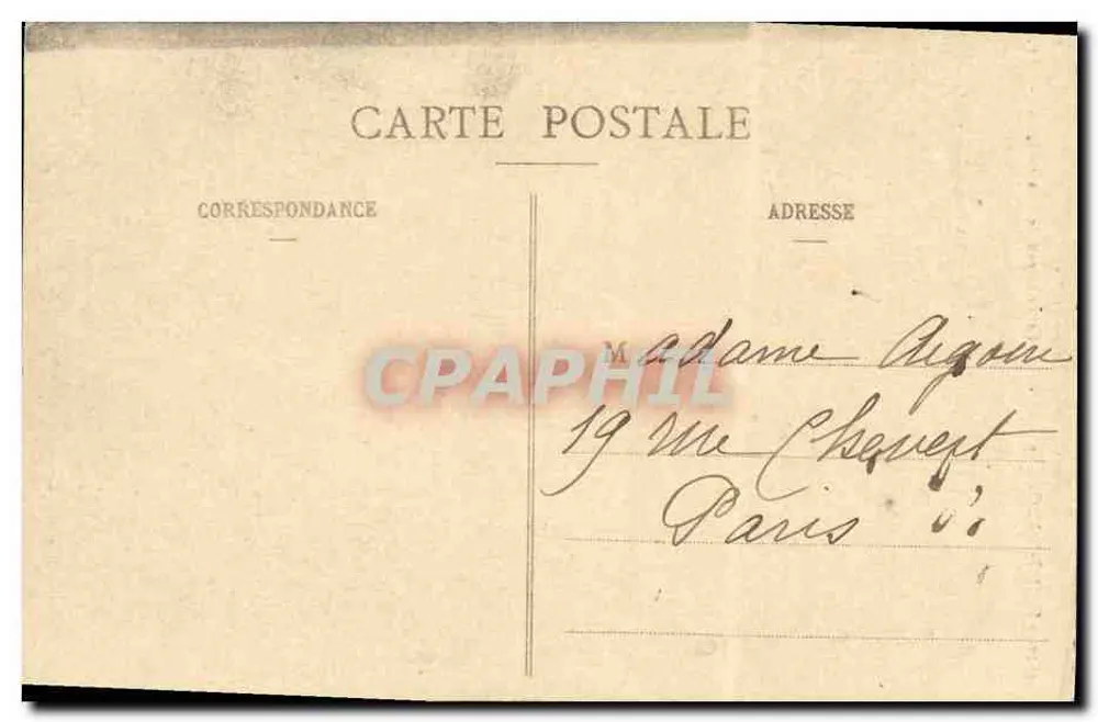 Côte d'Émeraude - Grabmal von Chateaubriand - G.F. - Saint-Malo - Rückseite