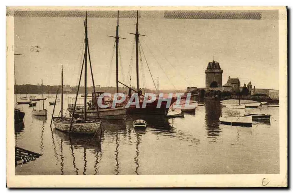 Saint-Malo — A Torre Solidor e o Porto — As Edições d'Art Yvon - Frente