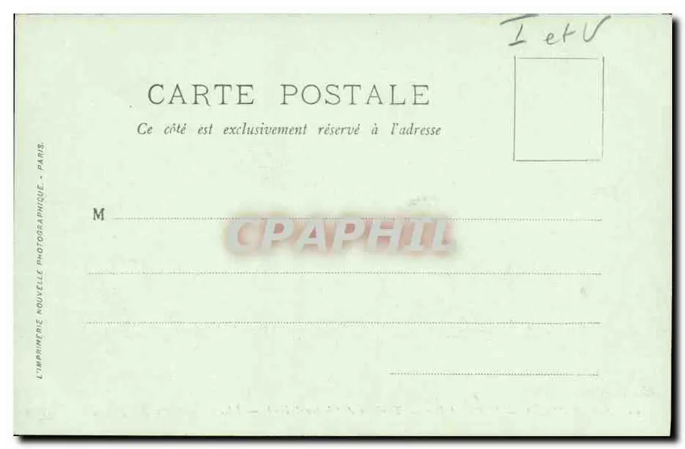 Saint-Malo — Le Grand Bey — Grabmal von Châteaubriand — LL. - Rückseite