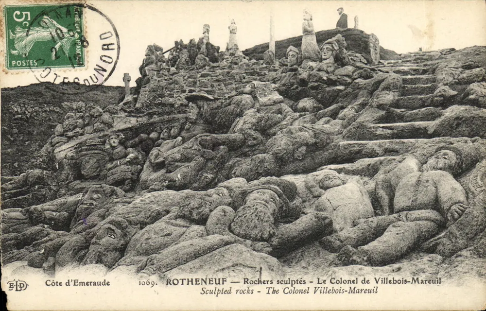Rotheneuf — Geknüpfte Felsen — Colonel de Villebois-Mareuil — E.P.D. n°1069 - Vorderseite