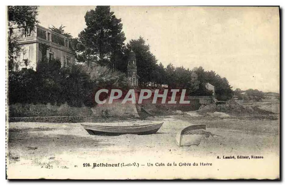 Rothéneuf (Loire-Atlantique) — Ein Stück der Strände von Havre — A. Lamiré, Verlag, Rennes - Vorderseite