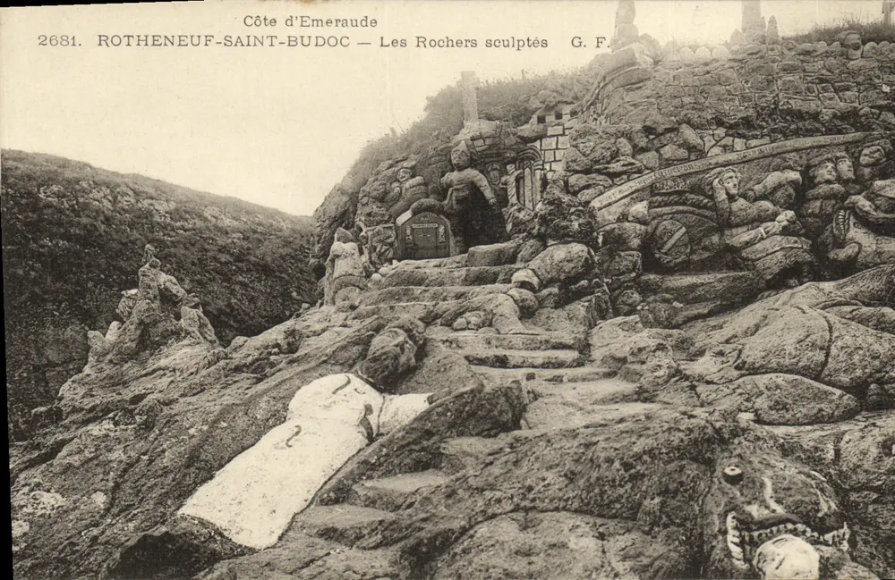 Rotheneuf-Saint-Budoc — Die Gekörnten Felsen — G. F. n°2681 - Vorderseite